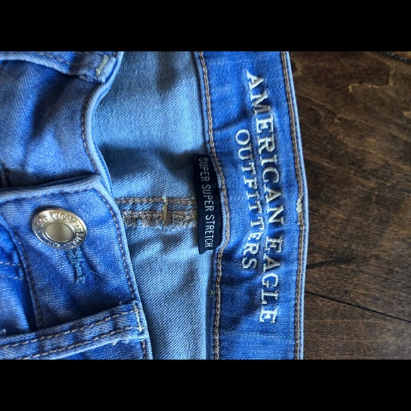 American Eagle Denim X Cafe Super Low Jeggings - Picture 6 of 6